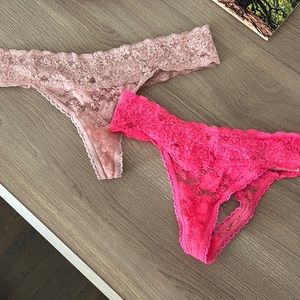 Lace thongs by Jessica Simpson